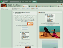 Tablet Screenshot of harpg-newsletter.deviantart.com