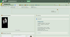 Desktop Screenshot of designamite.deviantart.com