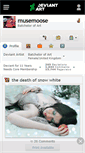 Mobile Screenshot of musemoose.deviantart.com