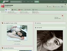 Tablet Screenshot of musemoose.deviantart.com