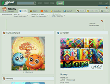 Tablet Screenshot of noomy.deviantart.com