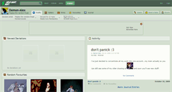 Desktop Screenshot of demon-alex.deviantart.com