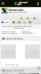 Mobile Screenshot of demon-alex.deviantart.com