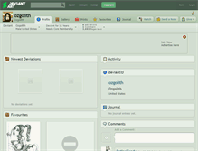 Tablet Screenshot of ozgolith.deviantart.com