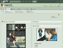 Tablet Screenshot of dragoncraz.deviantart.com
