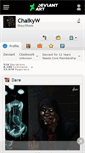 Mobile Screenshot of chalkyw.deviantart.com
