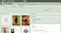Desktop Screenshot of dawn-da-hedgehog.deviantart.com