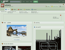 Tablet Screenshot of hafisidris.deviantart.com
