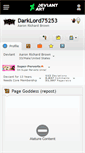 Mobile Screenshot of darklord75253.deviantart.com