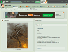 Tablet Screenshot of aerythes.deviantart.com