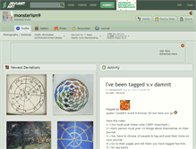 Tablet Screenshot of monsterism9.deviantart.com