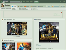 Tablet Screenshot of ohblon.deviantart.com