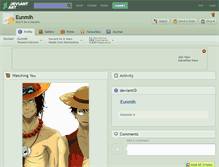 Tablet Screenshot of eunmih.deviantart.com