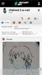 Mobile Screenshot of chained-2-a-wall.deviantart.com