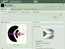 Tablet Screenshot of iguanapunk.deviantart.com