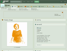 Tablet Screenshot of nirrum.deviantart.com