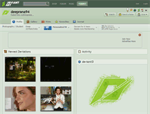 Tablet Screenshot of deeprana94.deviantart.com