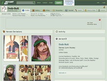 Tablet Screenshot of dodo-butt.deviantart.com