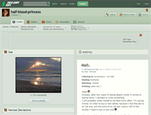Tablet Screenshot of half-blood-princess.deviantart.com