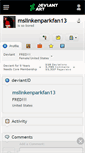 Mobile Screenshot of mslinkenparkfan13.deviantart.com