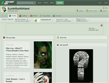 Tablet Screenshot of iluvarthurkirkland.deviantart.com
