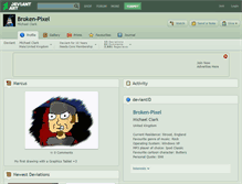 Tablet Screenshot of broken-pixel.deviantart.com