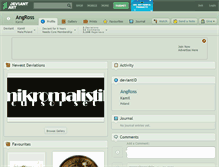 Tablet Screenshot of angross.deviantart.com