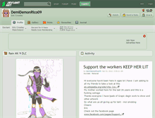 Tablet Screenshot of demidemonrico09.deviantart.com