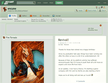 Tablet Screenshot of encune.deviantart.com