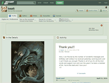 Tablet Screenshot of basalt.deviantart.com