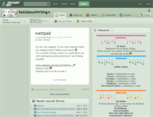 Tablet Screenshot of itsallaboutwriting.deviantart.com