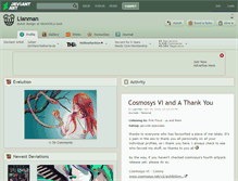 Tablet Screenshot of lianman.deviantart.com
