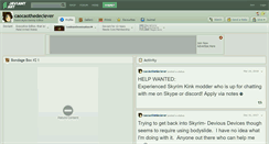Desktop Screenshot of caocaothedeciever.deviantart.com
