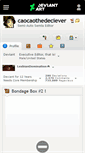 Mobile Screenshot of caocaothedeciever.deviantart.com