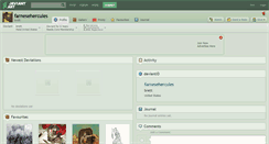 Desktop Screenshot of farnesehercules.deviantart.com