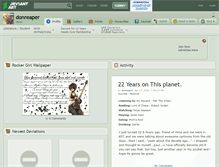 Tablet Screenshot of donreaper.deviantart.com