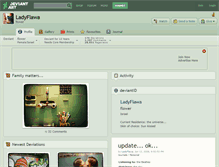 Tablet Screenshot of ladyflawa.deviantart.com