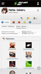 Mobile Screenshot of nana--sakaru.deviantart.com