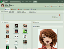 Tablet Screenshot of nana--sakaru.deviantart.com