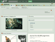Tablet Screenshot of prema-ja.deviantart.com