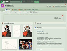 Tablet Screenshot of bossofnod.deviantart.com