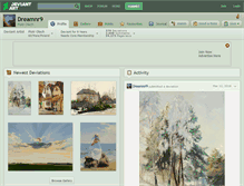 Tablet Screenshot of dreamnr9.deviantart.com