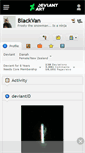 Mobile Screenshot of blackvan.deviantart.com