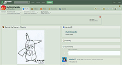 Desktop Screenshot of myonlycandle.deviantart.com