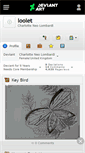 Mobile Screenshot of loolet.deviantart.com