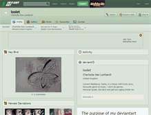 Tablet Screenshot of loolet.deviantart.com