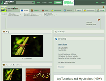 Tablet Screenshot of mr-salam.deviantart.com
