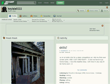 Tablet Screenshot of keylala0222.deviantart.com