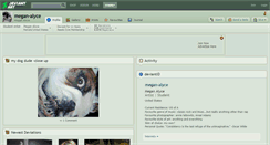 Desktop Screenshot of megan-alyce.deviantart.com