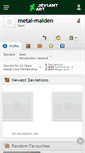 Mobile Screenshot of metal-maiden.deviantart.com
